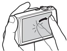 NIKON COOLPIX S01 - Utilisation de l'écran tactile - 1