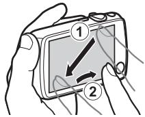 NIKON COOLPIX S01 - Utilisation de l'écran tactile - 3