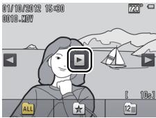 NIKON COOLPIX S01 - Commandes de lecture video - 1