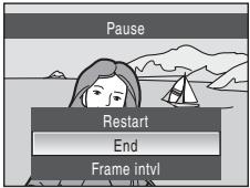 NIKON COOLPIX S225 - Choose End or Restart. - 1