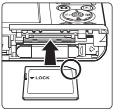 NIKON COOLPIX S225 - Inserting Memory Cards - 2