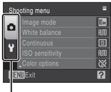 NIKON COOLPIX S225 - Switching Between Tabs - 3