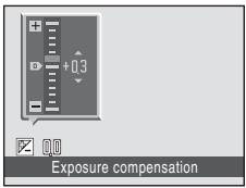 NIKON COOLPIX S225 - Use the multi selector to adjust exposure and press the Ⓞ button. - 1