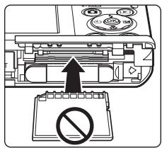NIKON COOLPIX S225 - Inserting Memory Cards - 3