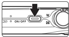 NIKON COOLPIX S225 - Turn off the camera. - 1
