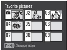 NIKON COOLPIX S225 - Viewing the Pictures in Favorites Folder - 3