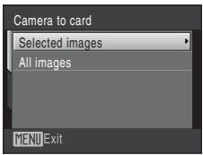 NIKON COOLPIX S225 - Select a copy option and press the ⓄK button. - 1
