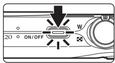 NIKON COOLPIX S225 - Turning On and Off the Camera - 1