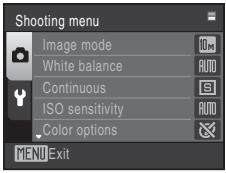 NIKON COOLPIX S225 - Displaying the Setup Menu - 3