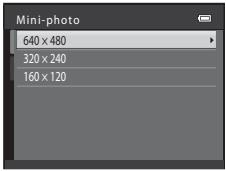 NIKON COOLPIX S6500 - Mini-photo : Réduction de la taille d'une image - 3