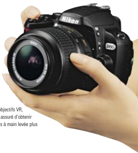 NIKON D60 - Objectifs VR : des images nettes, en intérieur et en extérieur - 1