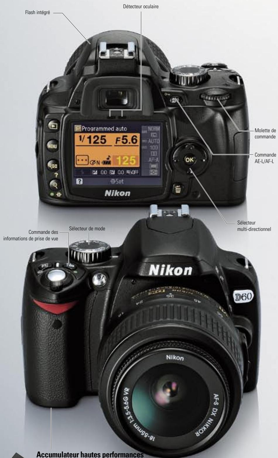 NIKON D60 - Détecteur oculaire - 2