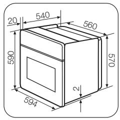 FAURE FOB362X - Installation - 2