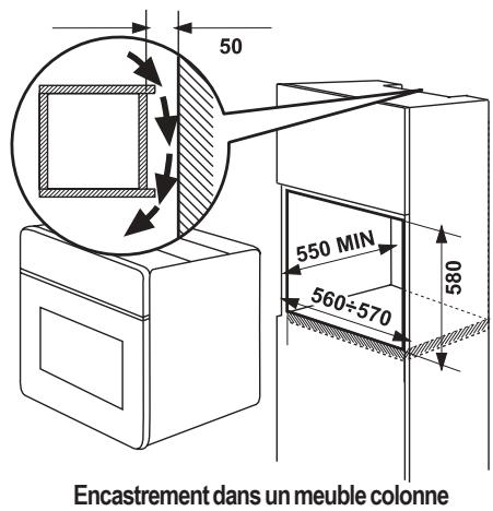 FAURE FYB462N - Mise en place de l'appareil - 3