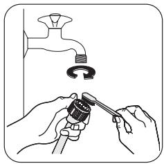 FAURE FWG 3125 - Cleaning the water inlet filter - 1