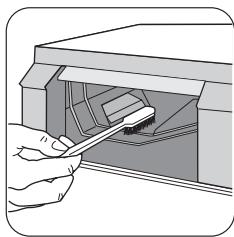 FAURE FWG 3125 - Cleaning the drawer recess - 1