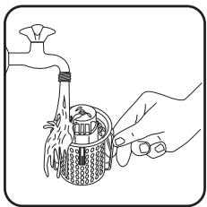 FAURE FWH6100P - Cleaning the drain filter - 7