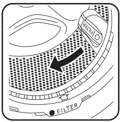 FAURE FWH6100P - Cleaning the drain filter - 1