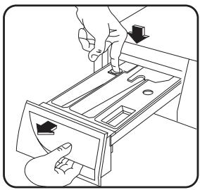FAURE FWH6100P - Cleaning the dispenser drawer - 1