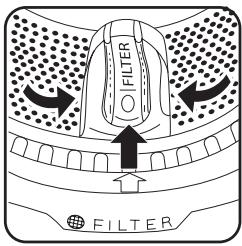 FAURE FWH6100P - Cleaning the drain filter - 2