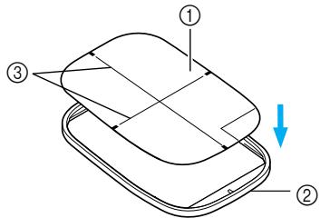 BROTHER INNOV-IS 700E - ■ Using embroidery sheets - 3