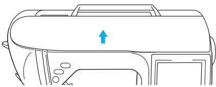 BROTHER INNOV-IS 700E - Open the top cover. - 1