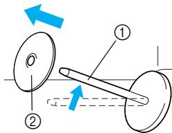 BROTHER INNOV-IS 700E - Winding the bobbin - 5