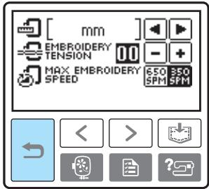 BROTHER INNOV-IS 700E - Press the item to be set. - 7