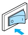 BROTHER INNOV-IS 700E - Turn off the machine. - 1