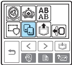 BROTHER INNOV-IS 700E - Press the embroidery card on the screen. - 1