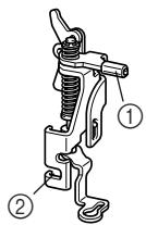 BROTHER INNOV-IS 700E - Attaching the embroidery Foot "Q" - 1