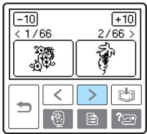 BROTHER INNOV-IS 700E - Select the pattern. - 1