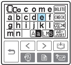 BROTHER INNOV-IS 700E - Example: Welcome - 10