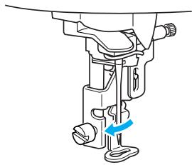 BROTHER INNOV-IS 700E - Secure the embroidery foot with the presser foot holder screw. - 1