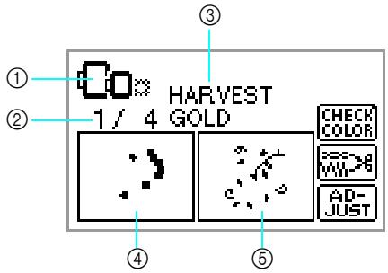 BROTHER INNOV-IS 700E - Prepare embroidery thread of the color shown on the screen. - 1