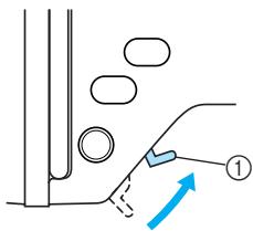 BROTHER INNOV-IS 700E - Attaching the embroidery frame - 1