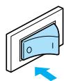 BROTHER INNOV-IS 700E - Turning off the machine - 1