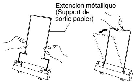 BROTHER FAX-T106 - Fixez le support de sortie papier et le bac à papier - 2
