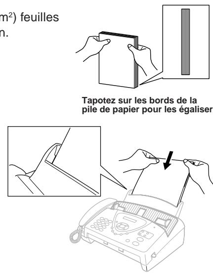 BROTHER FAX-T96 - Chargez le papier - 1