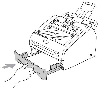 BROTHER 2820 - To load paper or other media in the paper tray - 5