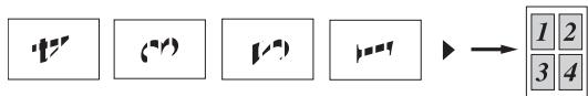 BROTHER 2820 - When using the ADF, place the document face down in the direction shown below. - 3