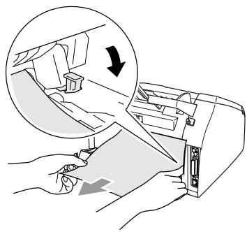 BROTHER 2820 - Paper is jammed at the back of the machine - 5