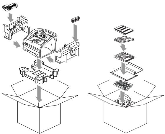 BROTHER 2820 - Packing and shipping the machine - 1