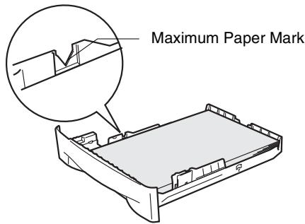 BROTHER 2820 - To load paper or other media in the paper tray - 4