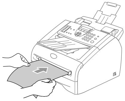 BROTHER 2820 - To load paper or other media in the manual feed slot - 2