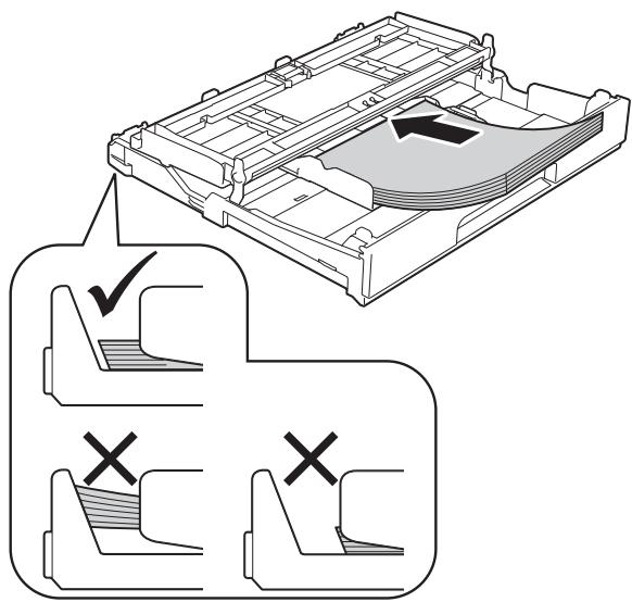 BROTHER MFC-J4410DW,  MFC-J4610DW,  MFC-J4710DW - Chargement du papier de plus petit format (Photo, Photo L et enveloppes) - 1