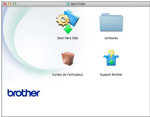BROTHER Start Here OSX Utilitaires Guides de l'utilisateur Support Brother brother