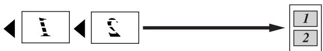 BROTHER DCP-J132W, DCPJ132W - Place the document face down in the direction shown below: - 2