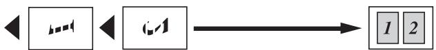 BROTHER DCP-J132W, DCPJ132W - Place the document face down in the direction shown below: - 1