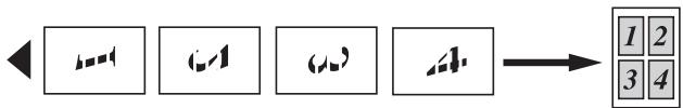 BROTHER DCP-J132W, DCPJ132W - Place the document face down in the direction shown below: - 3